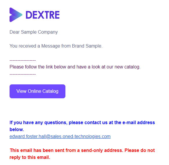 An email campaign feature has been added