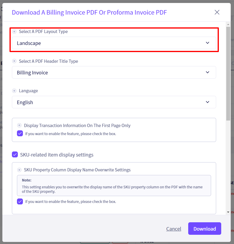 Delivery note PDF’s and invoice PDF’s have been improved.